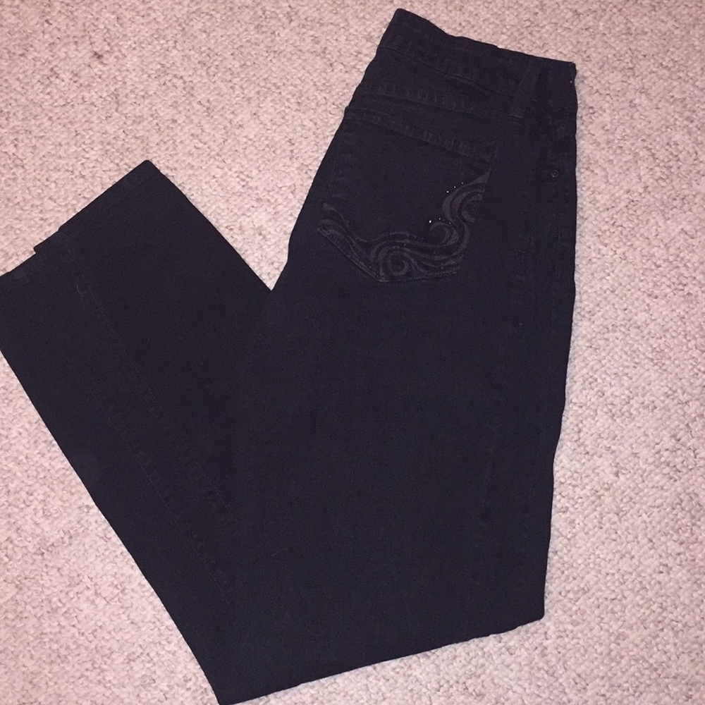 NYDJ black jeans size 6